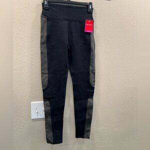 NWT Spanx Faux leather panel leggings